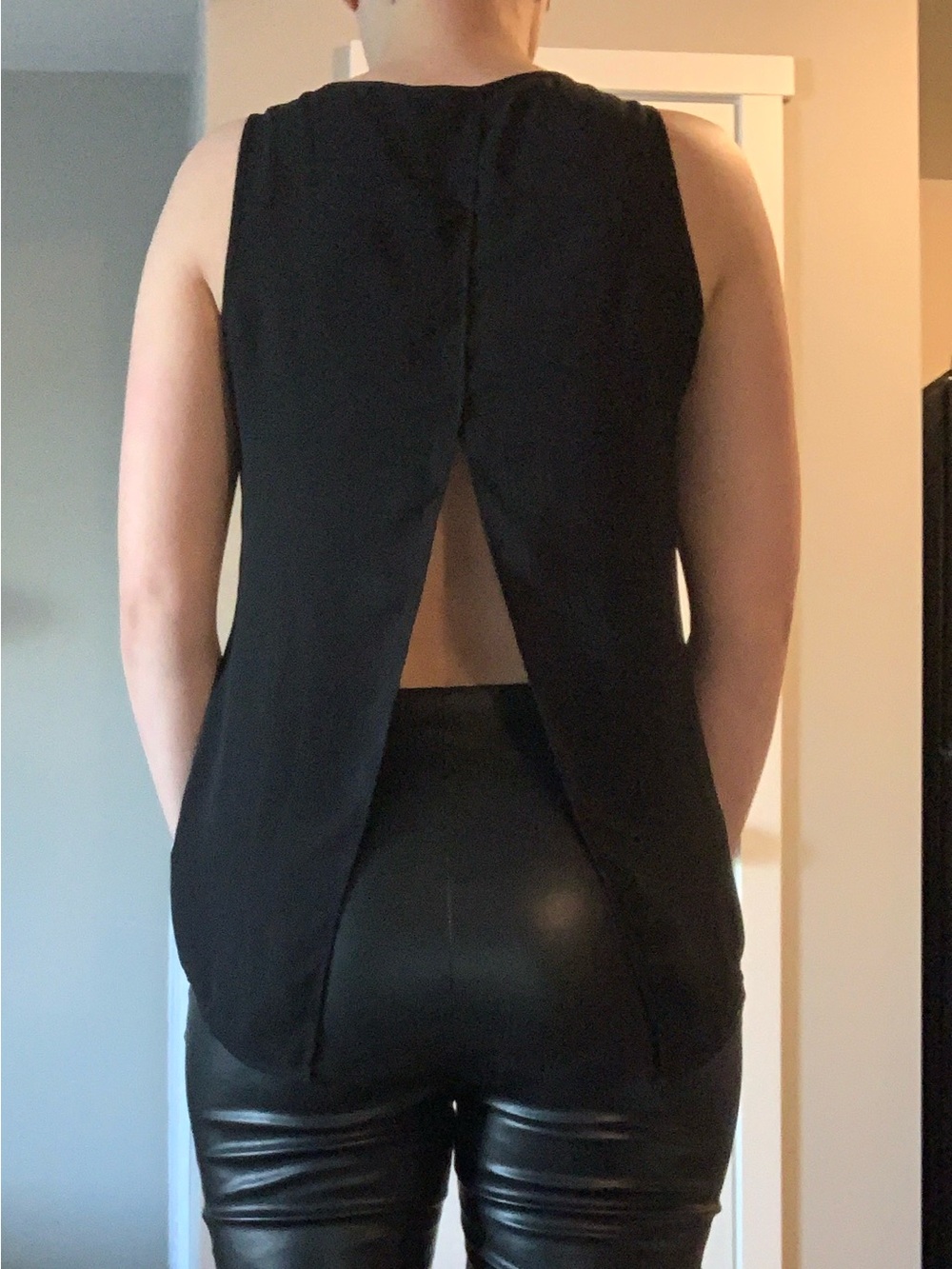 Express Open Back Sleeveless Top